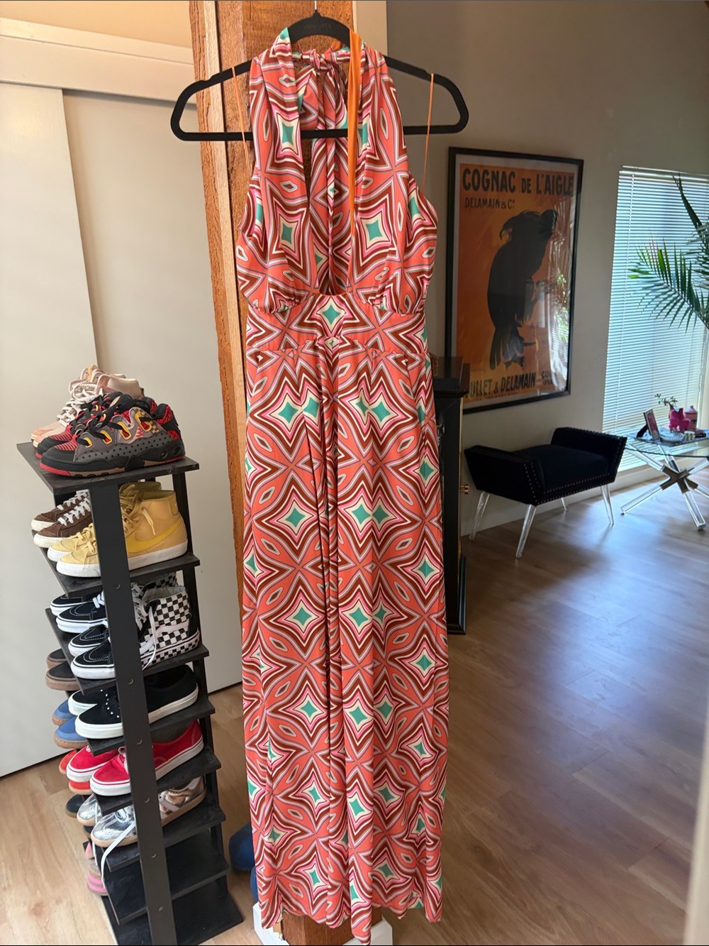 Flying tomato halter jumpsuit with pockets sz xs